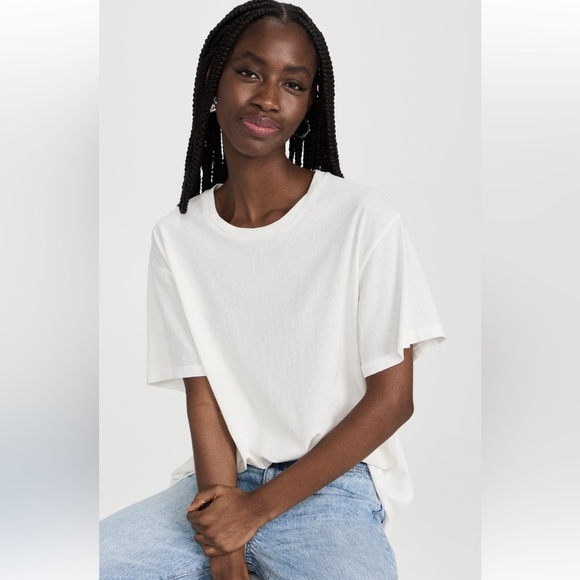 SLVRLAKE Oversize tee in Natural White size L NWT - Picture 1 of 5